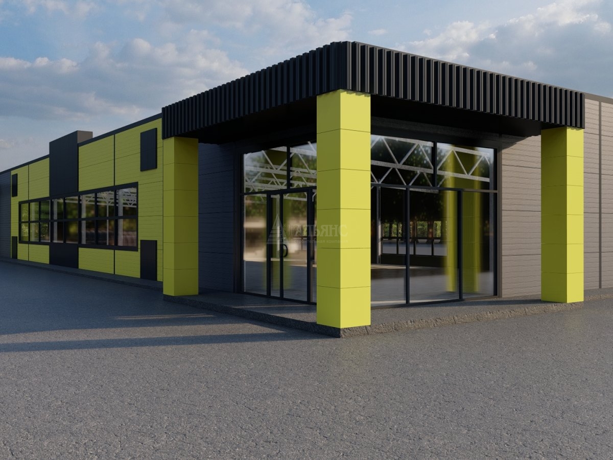 3D визуализация Магазин из сэндвич-панелей - фото 11