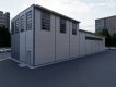 3D визуализация Проект ангара-склада с АБК 