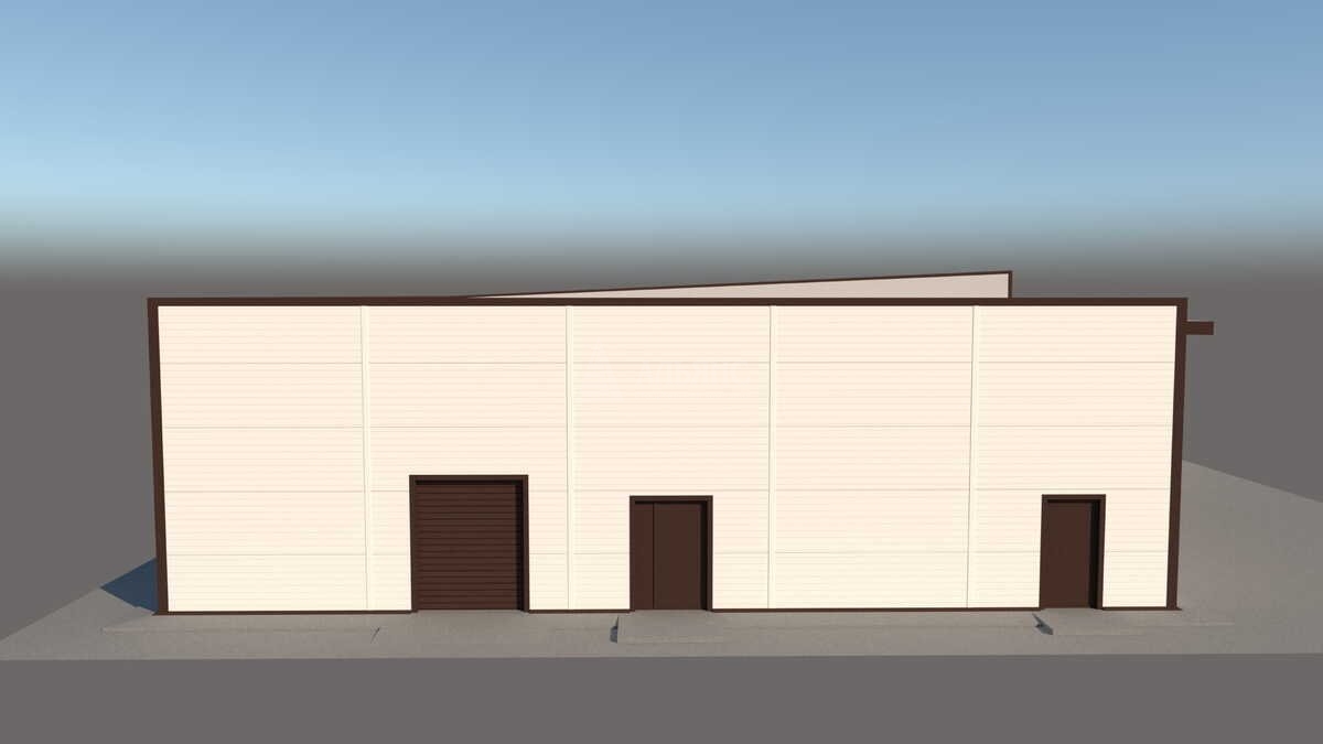 3D визуализация Магазин из сэндвич-панелей - фото 13