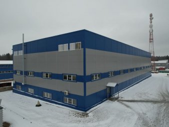 Производственный цех из сэндвич панелей