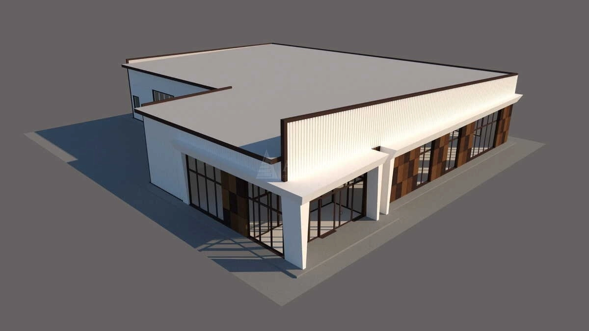 3D визуализация Магазин из сэндвич-панелей - фото 17