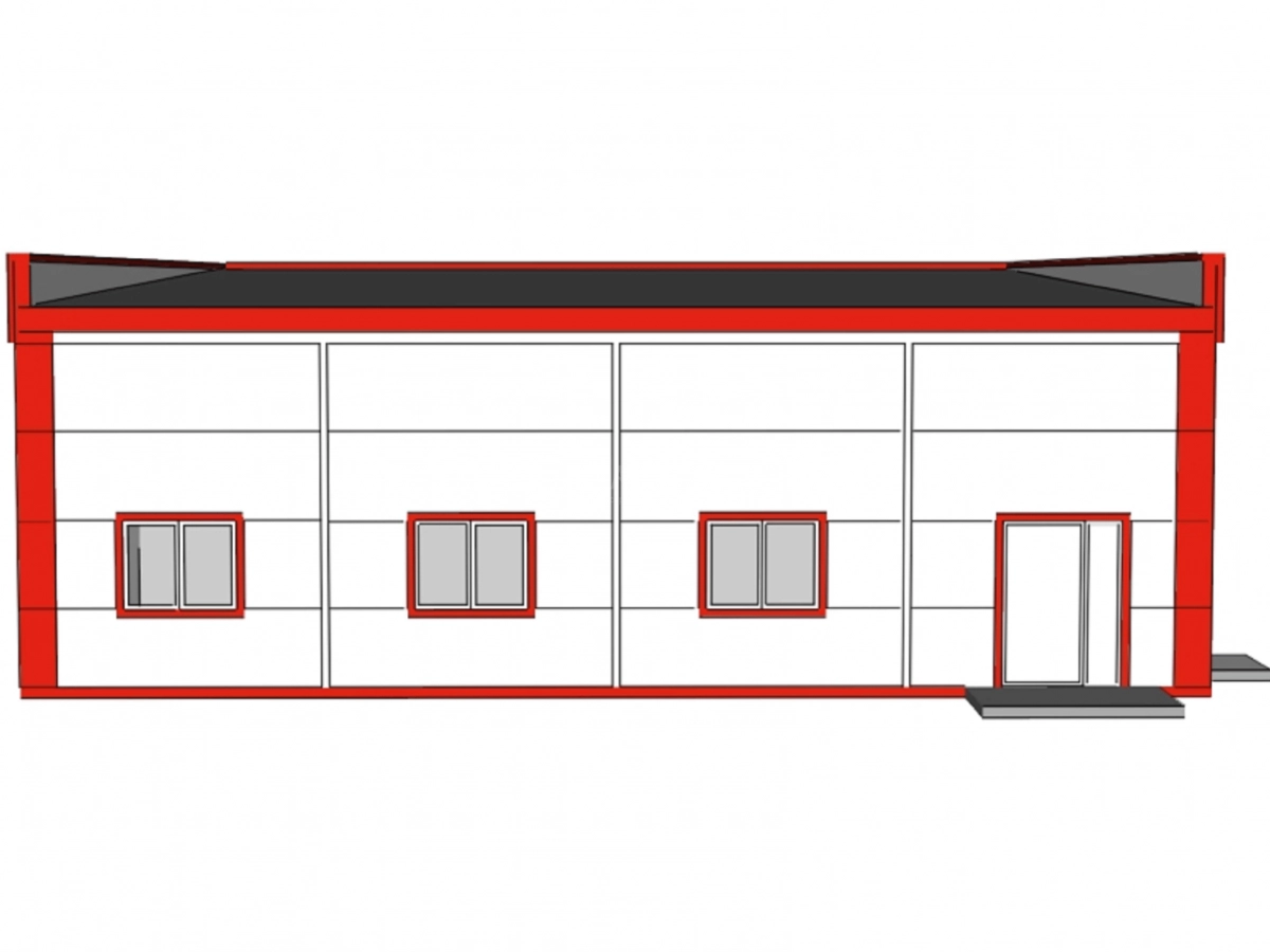 3D визуализация Кафе из сэндвич-панелей - фото 7