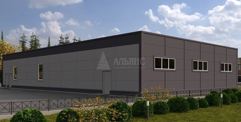 3D визуализация Магазин кулинарии из сэндвич-панелей - фото 4