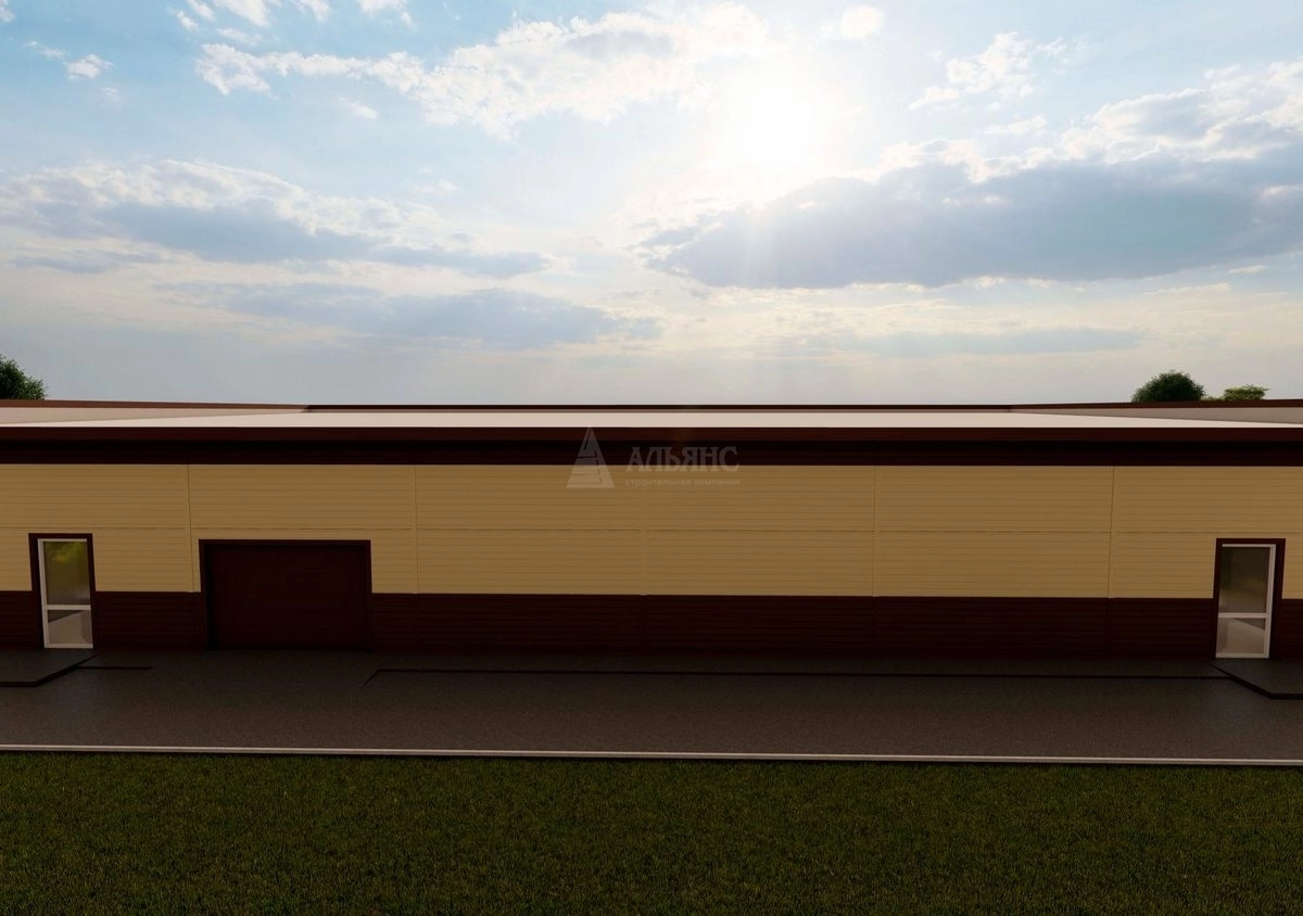 3D визуализация Проект магазина из сэндвич-панелей - фото 6