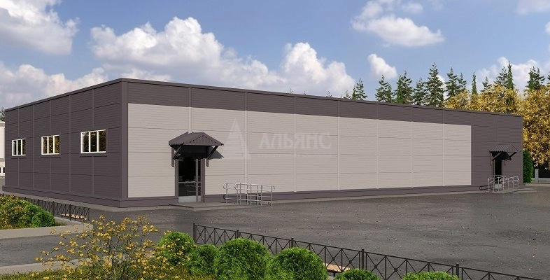 3D визуализация Магазин кулинарии из сэндвич-панелей - фото 3