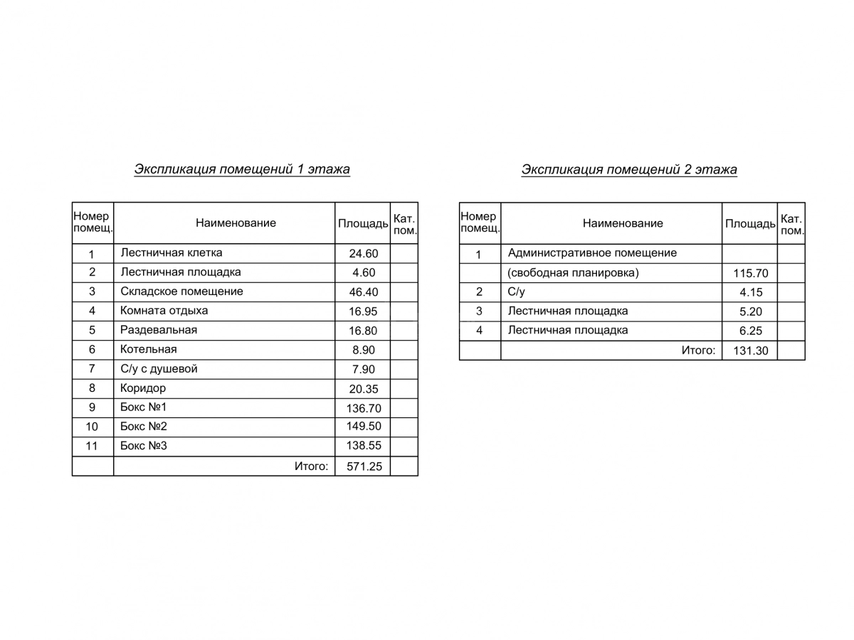 Планировка СТО с АБК из сэндвич-панелей -  фото 3