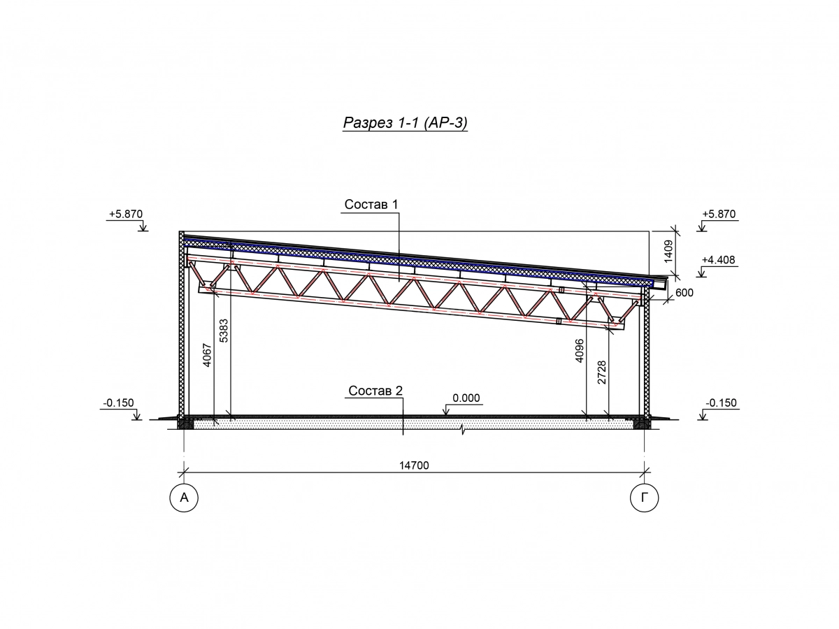 Планировка Столовая из сэндвич-панелей -  фото 1