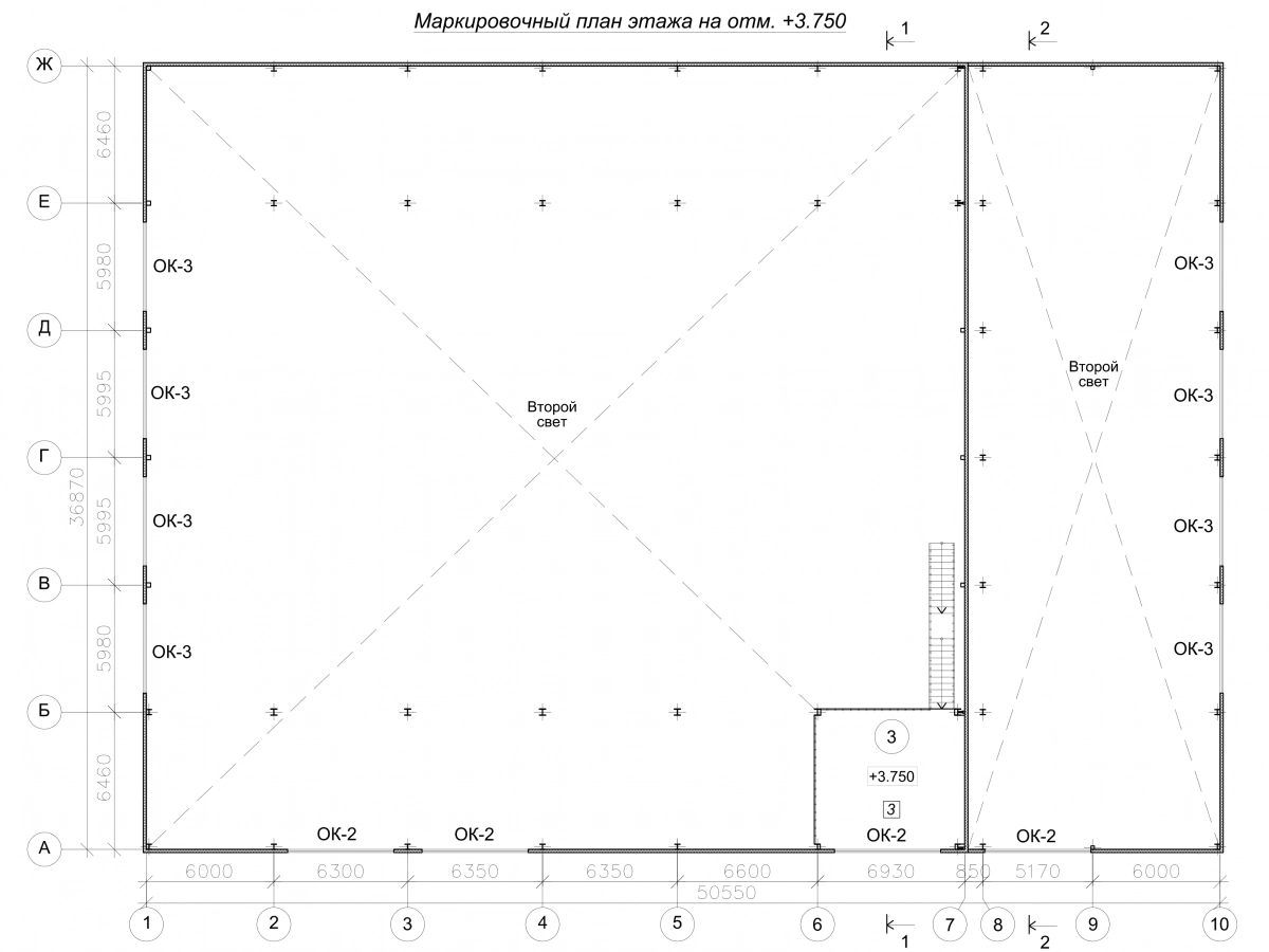 3D визуализация Торговый центр из сэндвич-панелей - фото 6